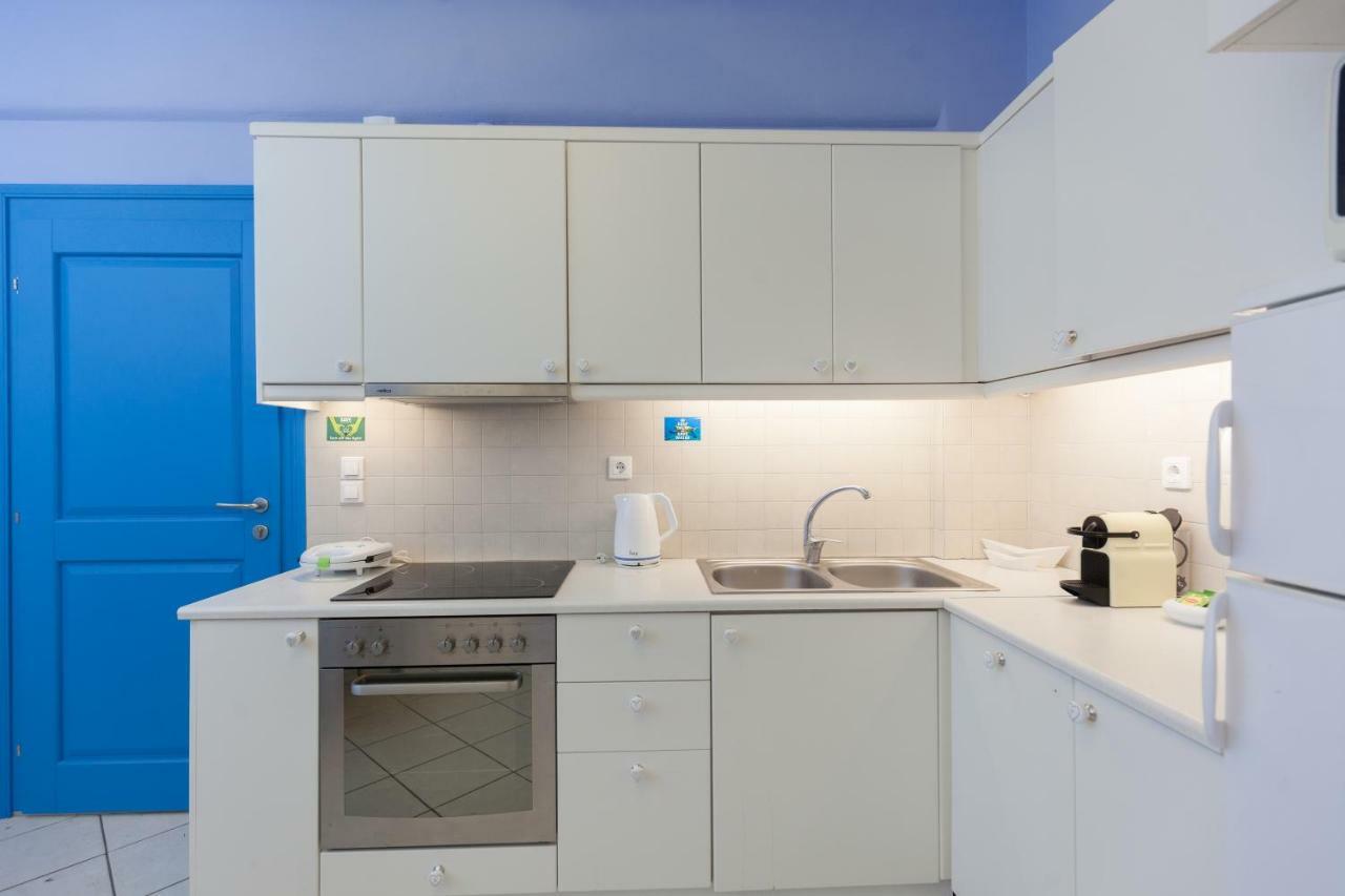 Just Blue With Amazing Sea Views In Piso Livadi Villa Exterior photo