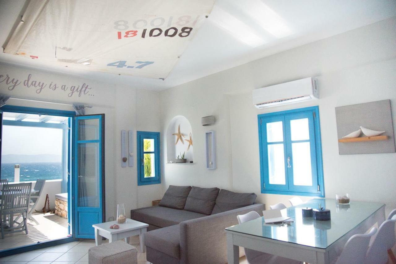 Just Blue With Amazing Sea Views In Piso Livadi Villa Exterior photo