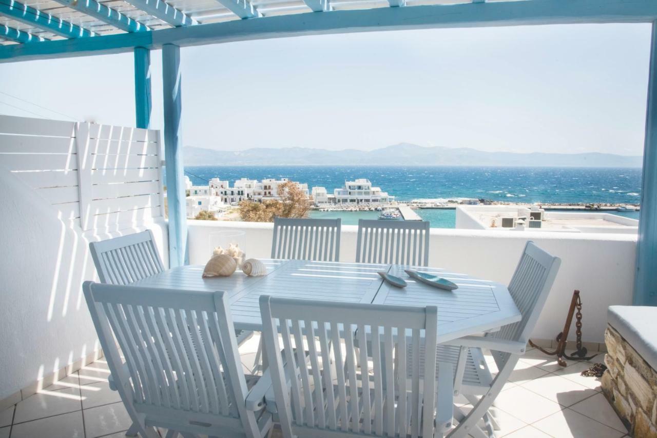 Just Blue With Amazing Sea Views In Piso Livadi Villa Exterior photo