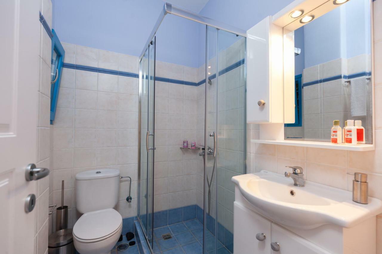 Just Blue With Amazing Sea Views In Piso Livadi Villa Exterior photo